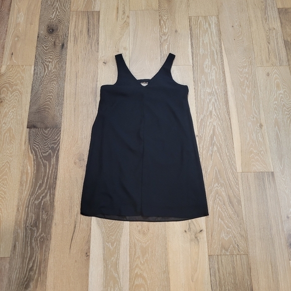 A. Byer black tank dress with braided detailing‎ size Medium - Picture 6 of 10
